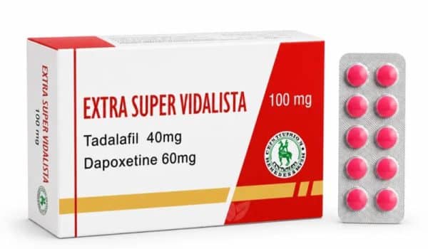 EXTRA SUPER VIDALISTA (Tadalafil + Dapoxetin) (100 tablet) - CENTURION