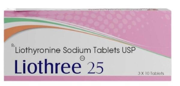 LIOTHREE - Liothyronin sodný 25mcg (30 tablet) - Shree Venkatesh
