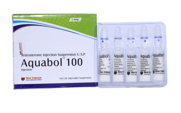 AQUABOL - Suspenze testosteronu 100 mg/ml (5 ampulí x 1 ml) - Shree Venkatesh