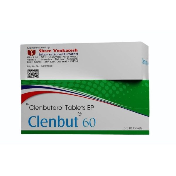 CLENBUT 60 - Klenbuteron hydrochlorid 60mcg (50 tablet) - Shree Venkatesh