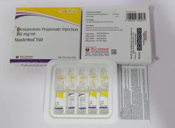 MASTERBOL 150 - Drostanolon propionát 150 mg/ml (5 ampulí x 1 ml) - Shree Venkatesh