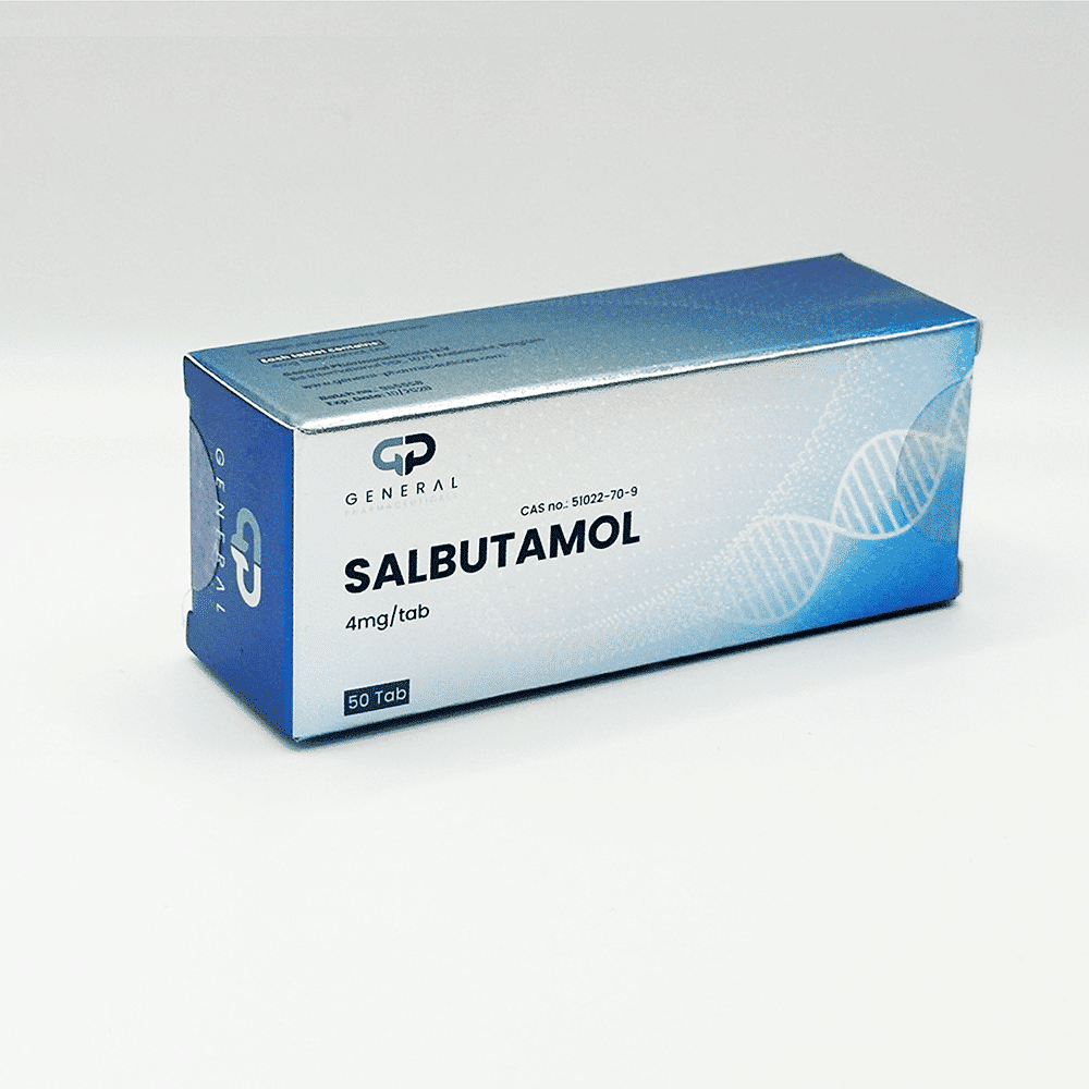 Salbutamol 4 mg 50 tablet - General-Pharma