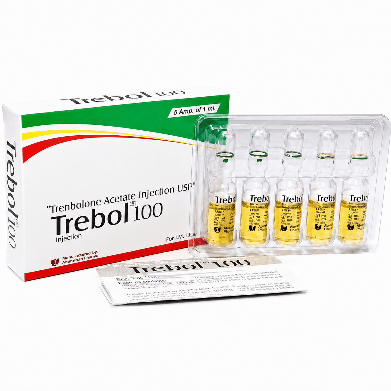 TREBOL - Trenbolonacetát 100 mg/ml (5 ampulí x 1 ml) - Shree Venkatesh