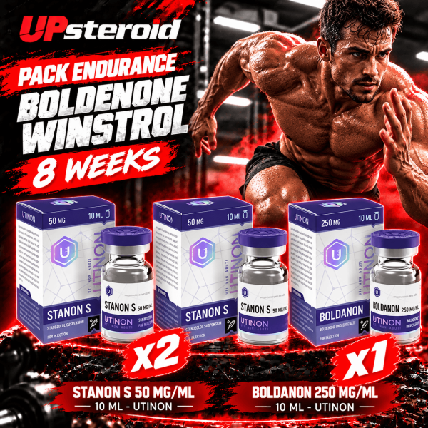 PACK ENDURANCE - UTINON - BOLDENONE / WINSTROL INJECTABLE 8 Semaines